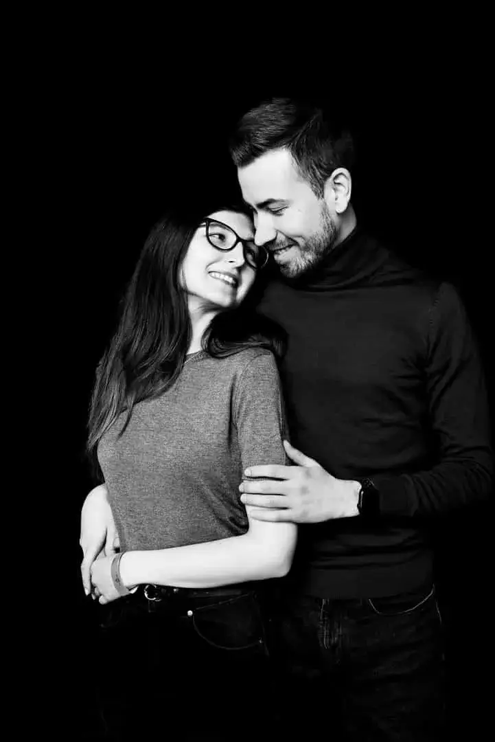 Portret alb-negru de nuntă - Nusifil Studio - cadru 7