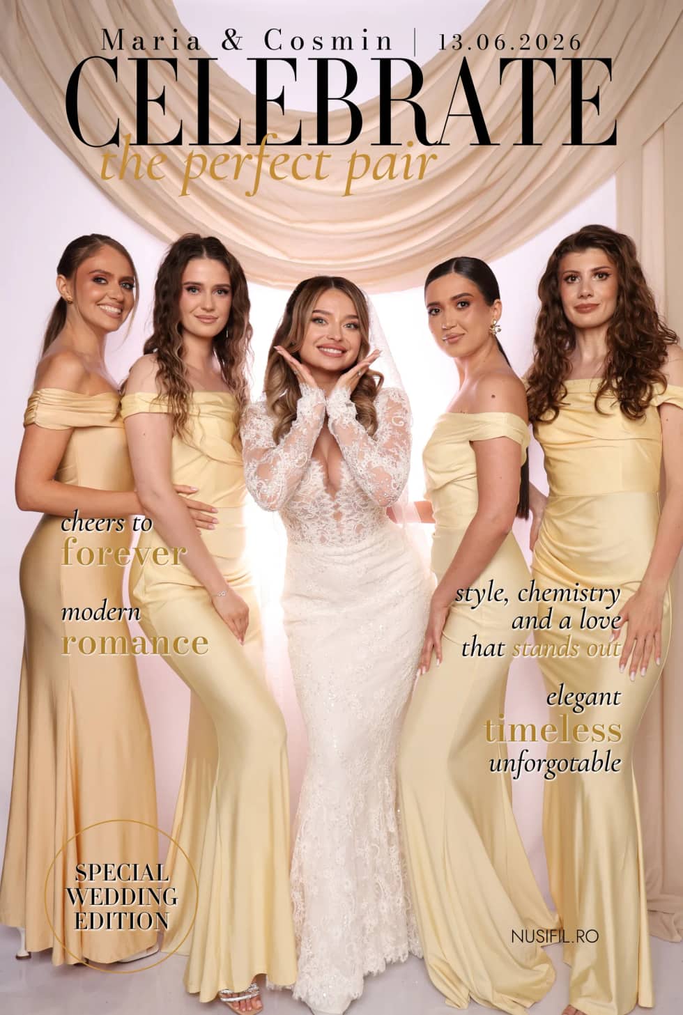 Studio Magazine Cover Nusifil - copertă realizată la eveniment 1
