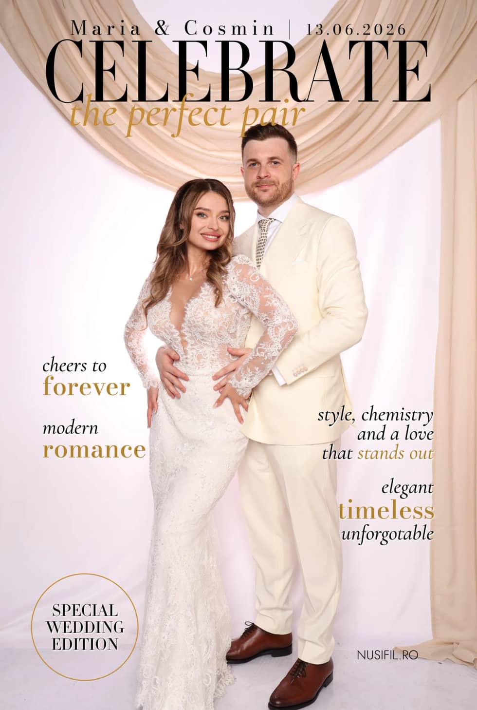 Studio Magazine Cover Nusifil - copertă realizată la eveniment 2